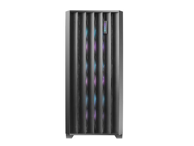 AZZA LEGIONAIRE 470 / Gaming/ ATX mid tower/ Metal Mesh Side Panel / Black / 4 x 120 mm ARGB & PWM Fans Included