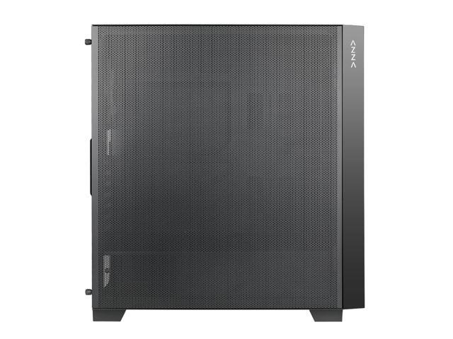 AZZA AERO 480 / Gaming/ ATX mid tower / Metal Mesh Side Panel / Black / 4 x 120 mm ARGB & PWM Fans Included