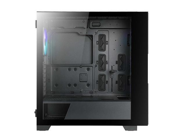 AZZA NEO 500 / Gaming / ATX mid-tower / Tempered Glass / Black / Silver / 4 x 120 mm ARGB & PWM Fans Included
