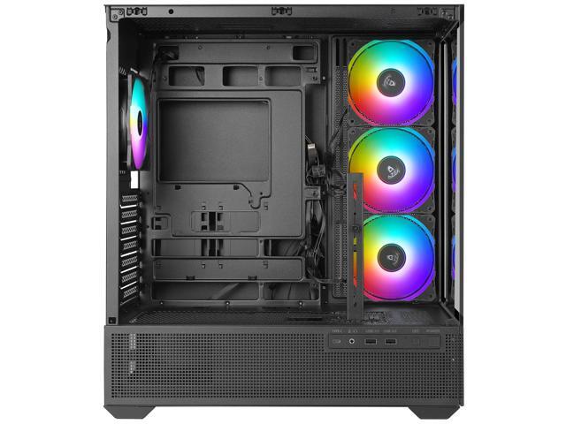AZZA CSAZ-501B TIARA / Gaming / ATX Mid-Tower / Computer Case / Tempered Glass Panel