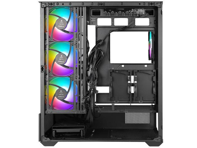 AZZA CSAZ-501B TIARA / Gaming / ATX Mid-Tower / Computer Case / Tempered Glass Panel