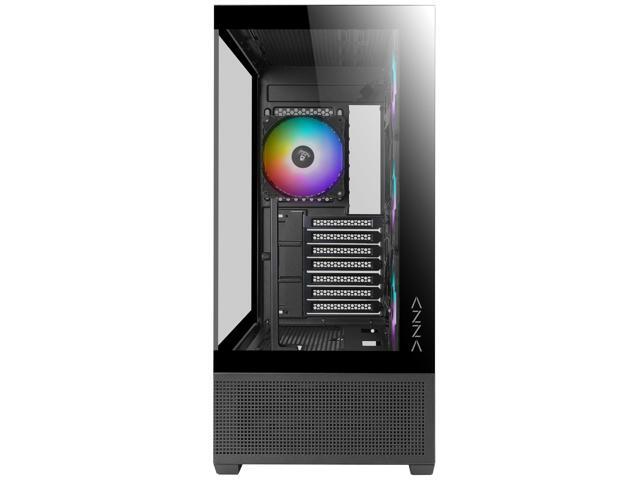 AZZA CSAZ-501B TIARA / Gaming / ATX Mid-Tower / Computer Case / Tempered Glass Panel