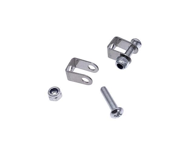 1 Pair MINI Electric Linear Actuator Bracket Hole 4.2mm 304 Stainless Steel Metal Material Micro Linear Actuator Motor