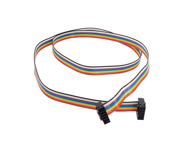 PLC Frequency converter panel extention line 10pin Female Color cable Frequency converter cable line 1m Female FPOR/FPG/FPO/FPO1