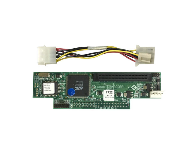 IDE To SCSI 68-pin aCard IDE to LVD-SCSi Bridge Adapter AEC-7722 Storage Control