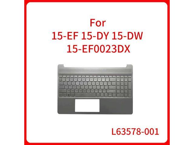 C Shell For 15-EF 15-DY 15-DW 15-EF0023DX Laptop Cover Palmrest lower Bottom Case with Backlight Keyboard L63578-001