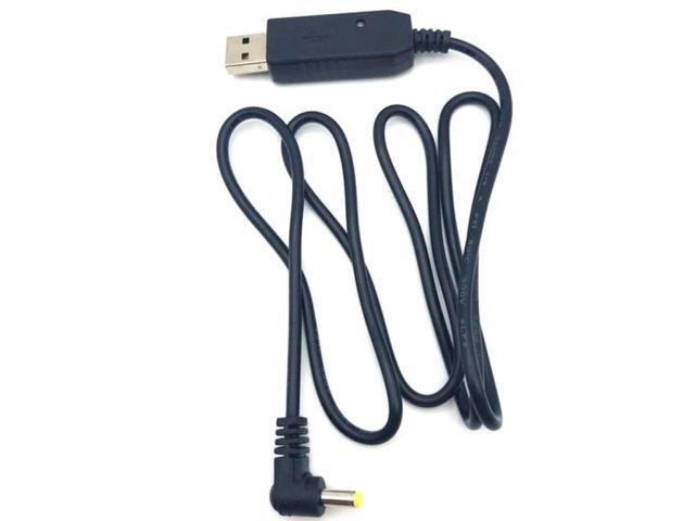 USB Charger Cable with Indicator Light for Walkie Talkie for BaoFeng UV-5R Extend BF-UVB3 Plus Batetery Ham Radio