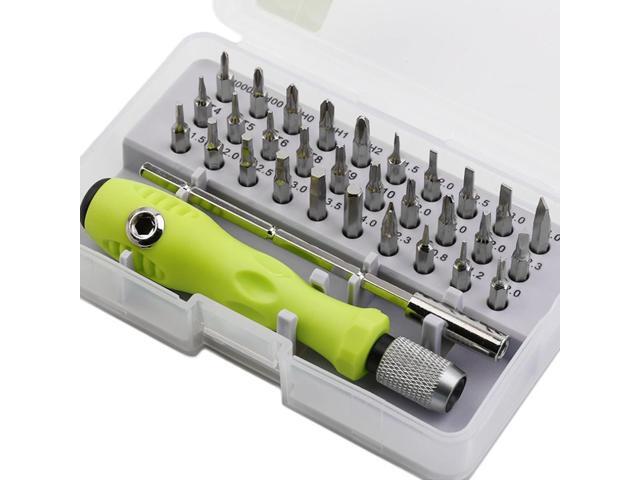 Practical 32 In 1 Multipurpose Precision Screwdriver Set Disassemble Electronic Repair Tools Kit For Cell Phone Laptop Tablet