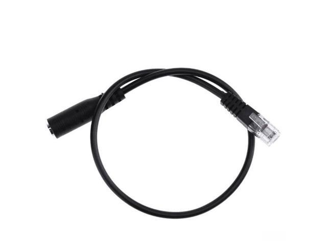 2021 HOT Practical Headset Buddy 3.5mm Smartphone Headset to RJ9 Phone Adapter Cable Useful Cable High Performance