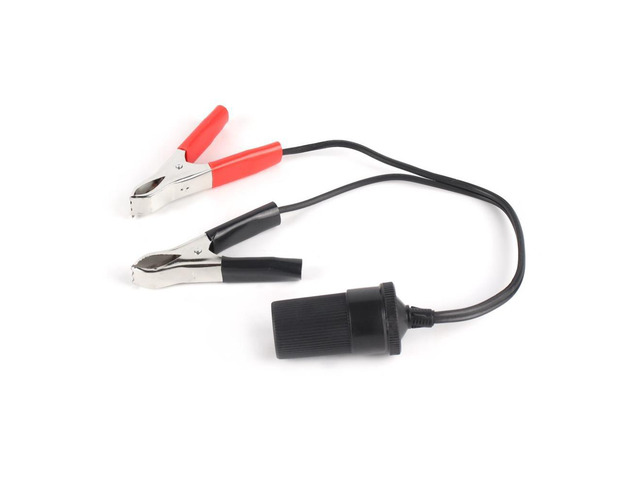 12V Universele Auto Extra Sigarettenaansteker Connector Batterij Krokodil Clips Power Adapter Verlengsnoer