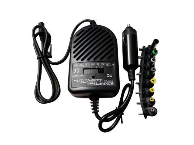 Universal 80W DC Auto Charger Power Adapter With 8 Ports For Laptop Notebook Computer PC 15~24V Variable Voltage Dropshipping