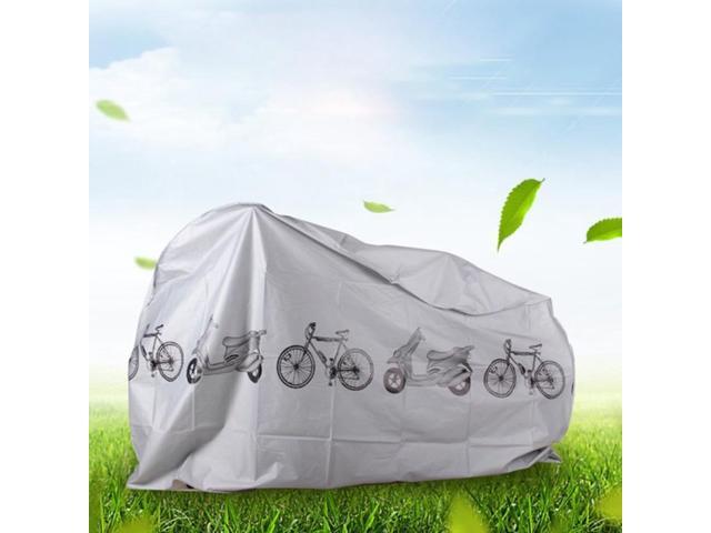 Motorcycle Cover Universal Outdoor Uv Protector All Season Waterproof Bike Rain Dustproof Motor Scooter Cover Gray
