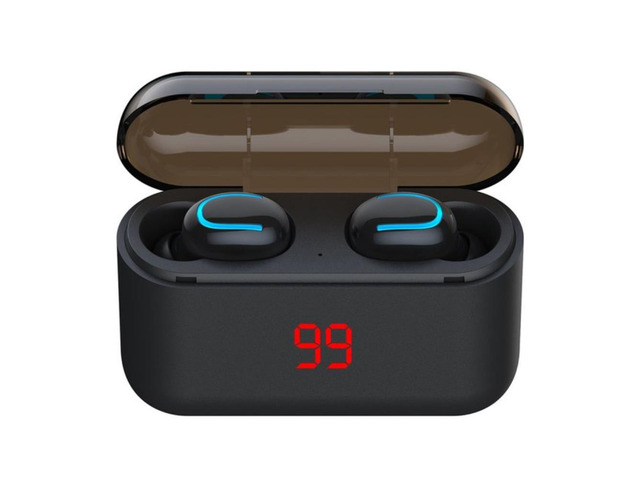 Wireless Bluetooth 5.1 Earphones Digital Display Headset No Delay Movement Noise Reduction Mini Bilateral Stereo Headphones Hot