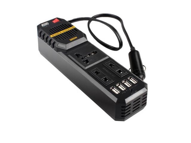 200W DC 12V to AC 220V Portable Car Power Inverter Charger Converter Adapter Universal Auto accessories USB Output