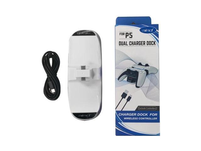 SND-468 Gamepad For PS5 Dual Charging Station Vertical Charging Base Console Controller USB Charger Accessories