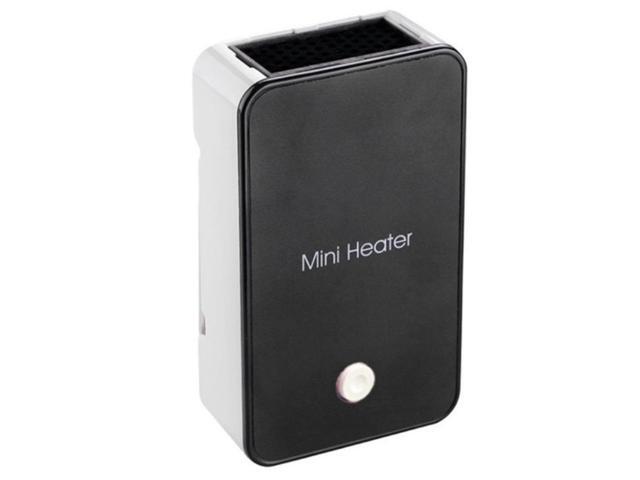 Mini Desk Fan Portable Desktop Winter Warm Space Electric Heater Thermostat Fan for Bedroom Office Home 220V EU Plug 3500r / Min