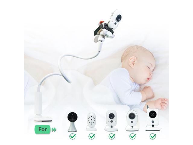 Multifunction Universal Camera Holder Stand for Baby Monitor Mount on Bed Cradle Adjustable Long Arm Bracket