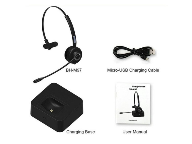 M97 Wireless Headset Call Bluetooth 5.0 Trucker Headphone With Microphone Handsf