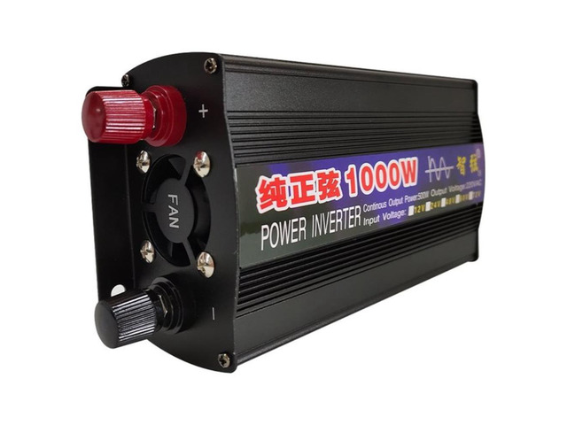 1000W Pure Sine Wave Inverter Intelligent String Inverter Car Converter Adapter Car Inverter With Digital Display Dropshipping