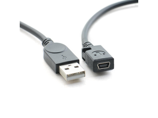 1 Piece USB Male To Mini USB Female Cable USB Female Device Change Into Mini USB