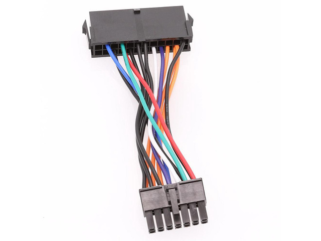 ATX 24Pin to 14Pin Power Supply Cable Cord 24p to 14p 18AWG Wire for Lenovo Q77