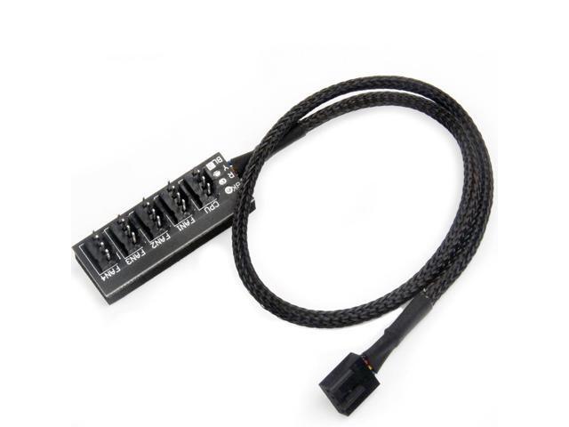 40cm 1 To 5 4-pins Molex TX4 PWM CPU Cooler / Case / Chasis Cooling Fan Power Cable Hub Splitter Adapter