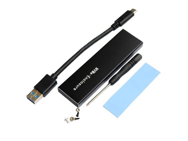 M2 SSD Case nvme to usb3.1gen2/typecC 3.1 SSD Disk Case 10Gbps M.2 NVME NGFF SATA M/B Key External Hard Drive Enclosure Box