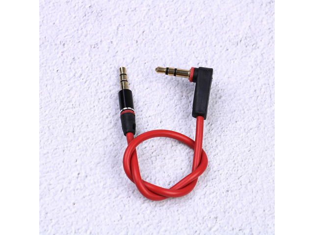 3.5mm Short 20cm Jack to Jack Aux Cable Male to Male Stereo Audio Cables Cord 1pc