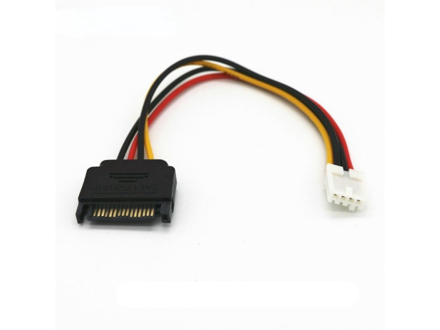 1 Pcs 15 Pin SATA Male To 4 Pin Molex Female IDE HDD Power Hard Drive Cable Nov4 Mosunx