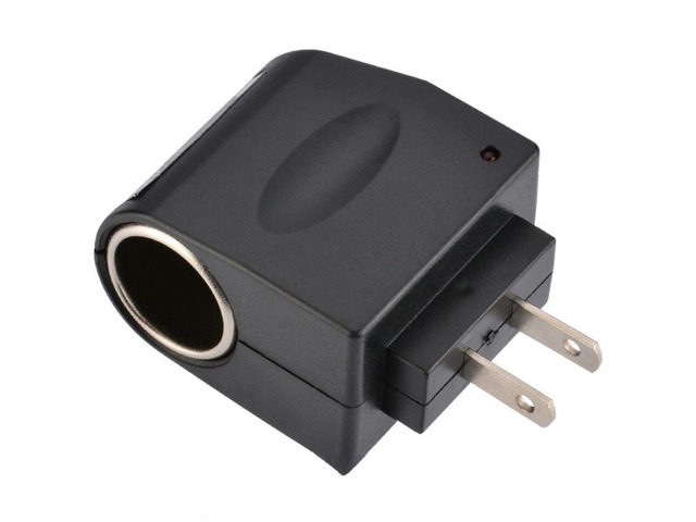 Super Qaultiy Car Cigarette Lighter Wall Power Socket Plug Adapter Converter 220V AC To 12V DC EU US Plug