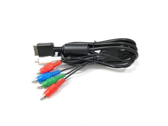 1.8m/6FT HDTV AV Audio Video Cable AV A/V Component Cable Cord Wire Slim Game Adapter for Sony PlayStation 2 3 PS2 PS3