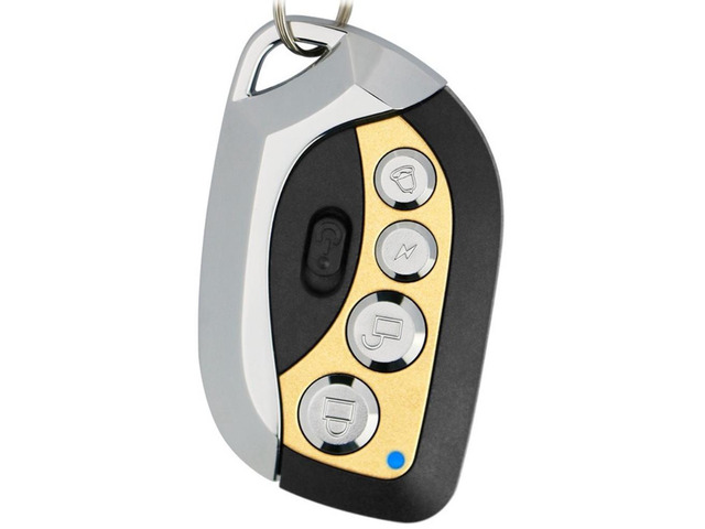 433MHz Wireless Remote Controller Metal Material with Power Switch Protection Designed for 433MHz Home Burglar Alarm System