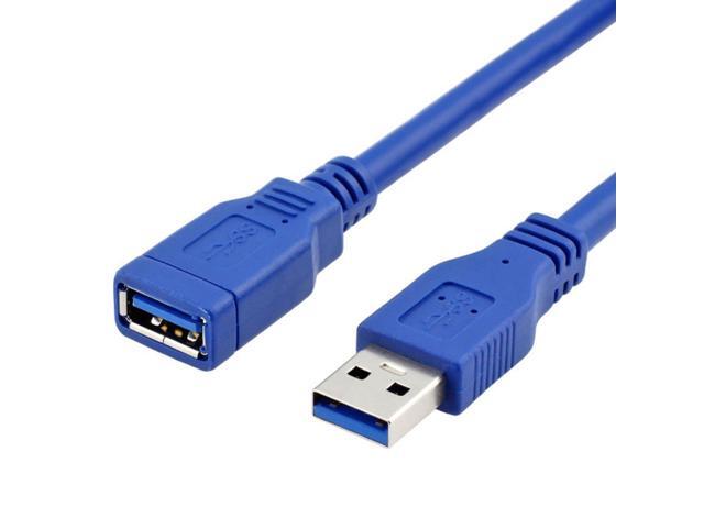 USB Extension Cable USB 3.0 Cable for Smart TV PS4 Xbox One SSD USB3.0 To Extender Data Cord Mini USB Extension Cable 5m Blue