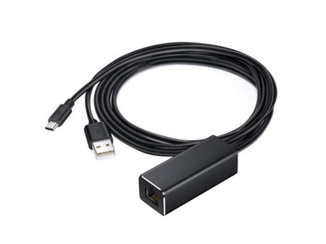 Ethernet Adapter for Chromecast USB 2.0 To RJ45 for Google Chromecast 2 1 Ultra Audio TV Stick Micro USB Network Card