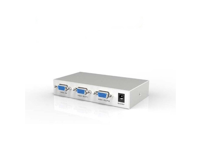 MT-VIKI 2Port VGA Splitter 1 Input 2 Output HD Video Splitter 1 Computer Host To Connect Two Monitors Splitter MT-1502