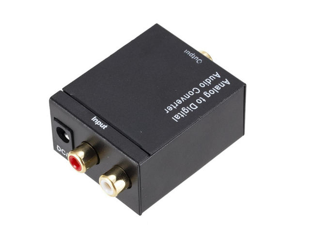 3.5MM Jack Optical Fiber Coaxial Signal To Analog DAC SPDIF Stereo Digital To Analog Audio Converter 2*RCA Amplifier Decoder