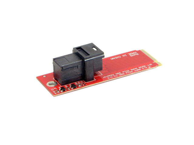 U.2 U2 Kit SFF-8639 NVME PCIe SSD Adapter for Mainboard Intel SSD 750 P3600 P3700 M.2 SFF-8643 Mini SAS HD