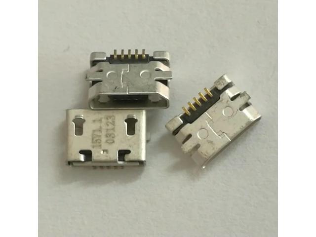 100Pcs For Nokia Lumia 710 207 208 220 Dual SIM 230 Asha 500 503 Micro Usb Cell Phones Charger Charging Connector Port