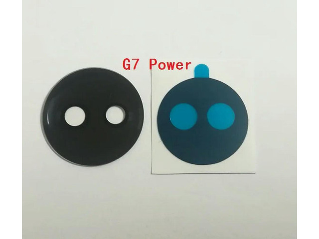 50pcs Back Rear Camera Glass Lens Cover with StickerTape Adhesive For for Moto G7 Power Replacement