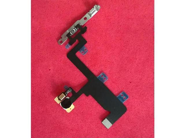 10pcs/lot Power Button Switch On/Off Flex Cable Ribbon With Metal Bracket For 6 4.7'