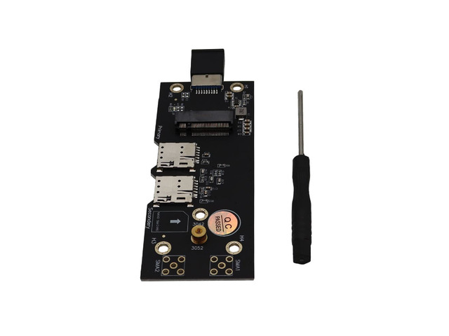 T. F.SKYWINDINTL NGFF M.2 Key B to USB 3.0 Adapter Expansion Card with SIM 8pin Card Slot for WWAN/LTE 3G/4G/5G Module Support 3042/3052 M.2 SSD
