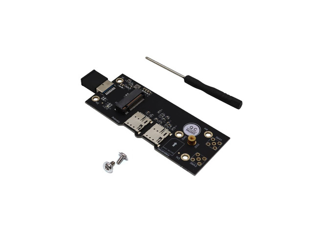 T. F.SKYWINDINTL NGFF M.2 Key B to USB 3.0 Adapter Expansion Card with SIM 8pin Card Slot for WWAN/LTE 3G/4G/5G Module Support 3042/3052 M.2 SSD