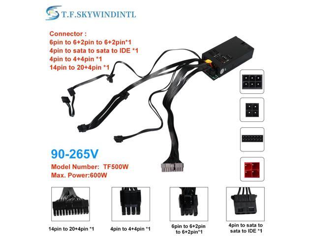 T.F.SKYWINDINTL 500W ATX PSU MINI 1U FLEX ITX ATX Mini PC Power Supply 500W Full modular FLEX 1U 500W POWER SUPPLY FOR SERVER NAS POS 110V 220V