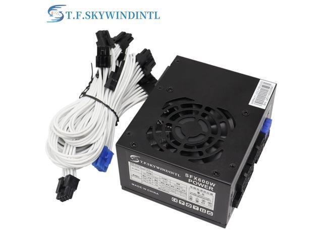 600W SFX PC Power Supply Fully Modular 80+ Gold PSU Silent FDB Fan Mini ITX Solution/SFX 12V / Micro ATX PSU