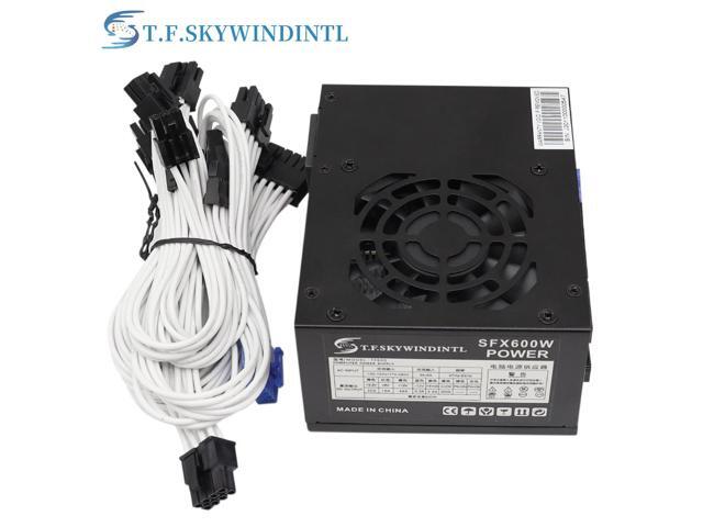600W SFX PC Power Supply Fully Modular 80+ Gold PSU Silent FDB Fan Mini ITX Solution/SFX 12V / Micro ATX PSU