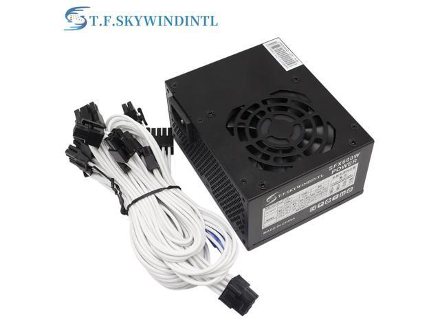 600W SFX PC Power Supply Fully Modular 80+ Gold PSU Silent FDB Fan Mini ITX Solution/SFX 12V / Micro ATX PSU