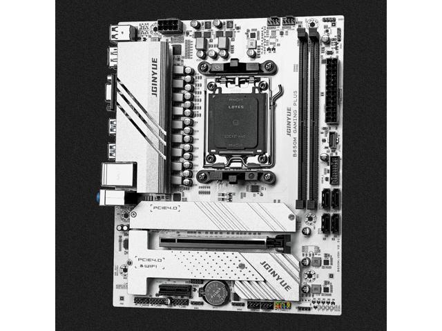 JGINYUE B650M GAMING PLUS AM5 Motherboard DDR5 64GB Dual Channel 4800 to 6000+MHz M.2 AMD Ryzen 7000/8000/9000 Series Desktop Processors