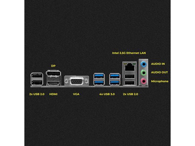 JGINYUE B650M GAMING PLUS AM5 Motherboard DDR5 64GB Dual Channel 4800 to 6000+MHz M.2 AMD Ryzen 7000/8000/9000 Series Desktop Processors