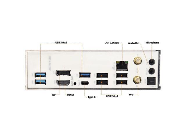 JGINYUE B850M Snow Dream WiFi AMD Motherboard for AM5 Ryzen 9000series MAX to 9950X3D Desktop DDR5 128GB RAM PCIe5.0 M.2 5.0 Type-C M-ATX