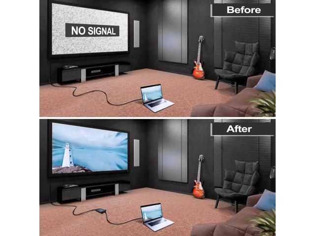 BUCIER 4K2K 1080P 3D HDMI Booster, HDMI 2.0 Signal Amplifier Repeater Boost Up to 200ft Transmission Distance 18Gbps Bandwidth for HDTV,PS4, Oculus...